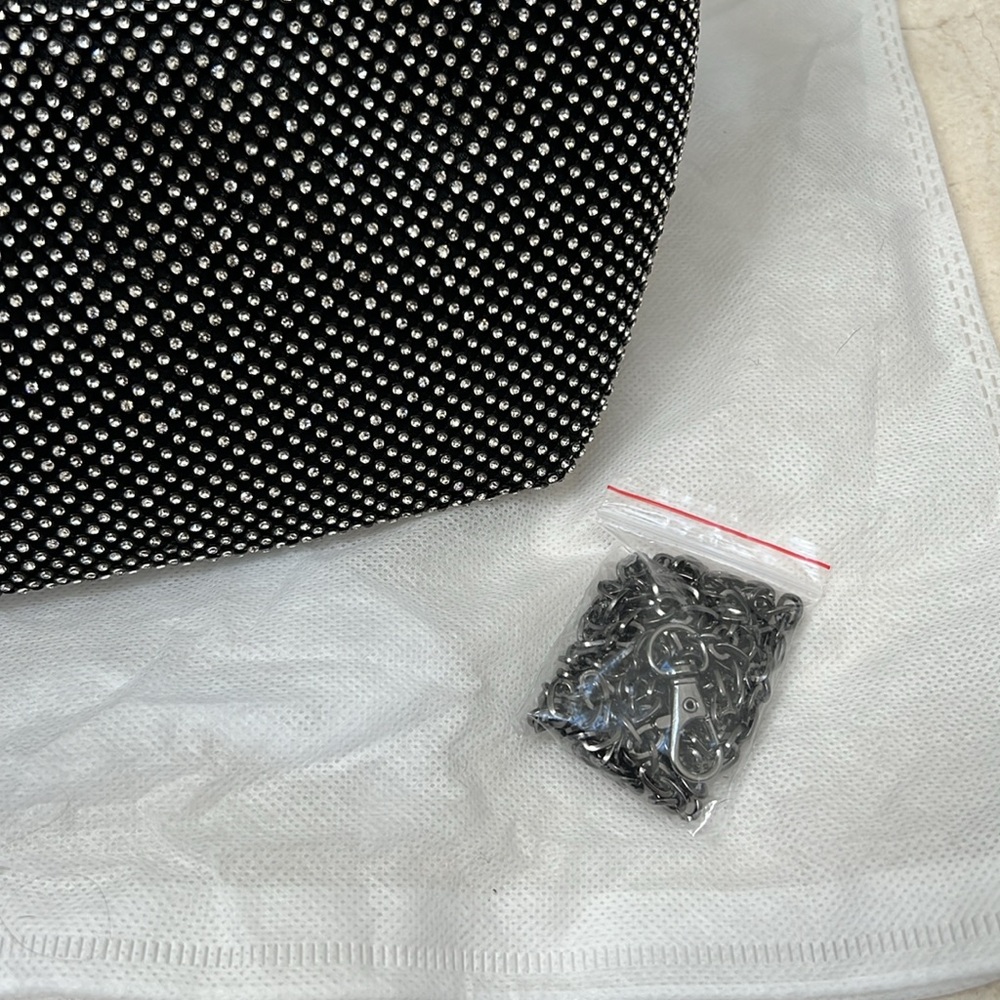 Aqua Rhinestone Handbag - Picture 3 of 6
